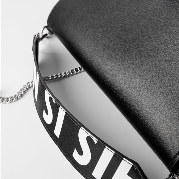 Zara text print crossbody bag - Picture 5 of 13